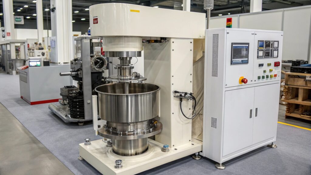 Press machine in action