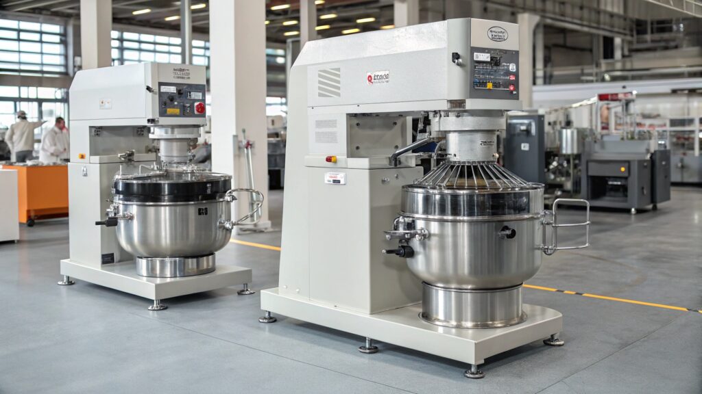 Double planetary mixer design features manufacturing
