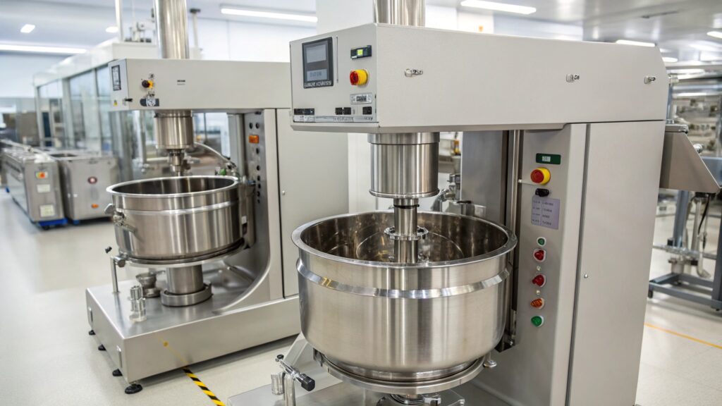 Double planetary mixer solving viscosity challenges