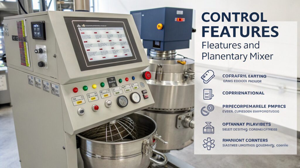 Planetary mixer control features guide